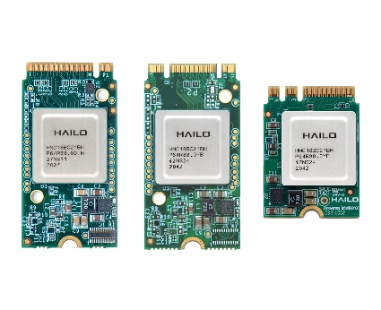 Hailo-8™ M.2 AI Acceleration Modules in keys M, B+M, A+E